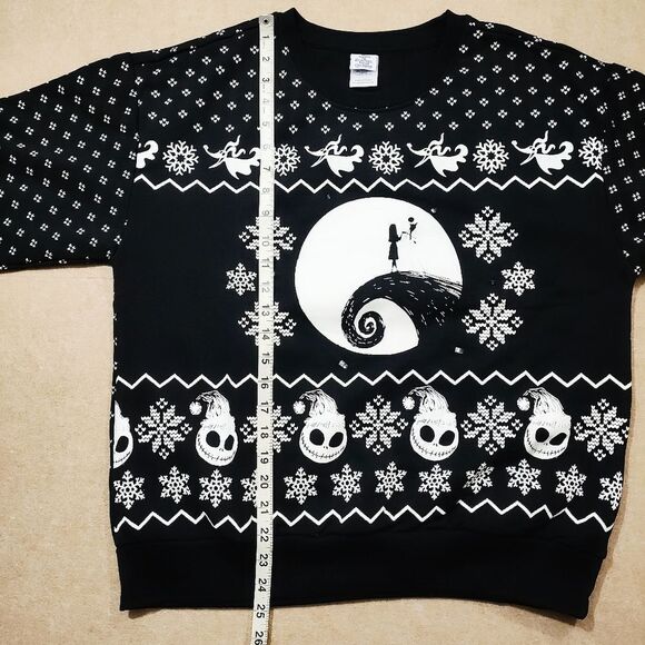 Disney Tim Burton's Nightmare Before Christmas Light Up Sweater #6 - Picture 5 of 7